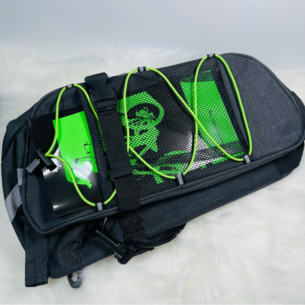 New 3 in 1 Shoulder/Handheld/Electric Ebike Pack Cargo Bag, 13L Waterproof/Black - Picture 11 of 13